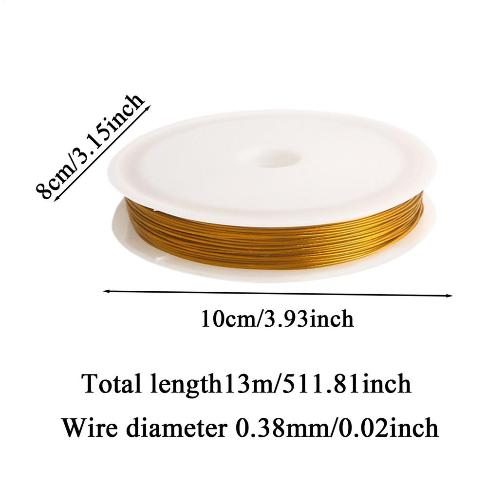 Flexible Beading Wire Stainless Steel Thin Beading Wire  Thread Stringing Cord For Women Bracelet Men Beginner Handicraft