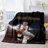 Juventus Customize Your Name Blanket Multi-purpose Personalized Blanket Soft Warm Cozy Versatile for Office Chair Living Room Nap Livingroom