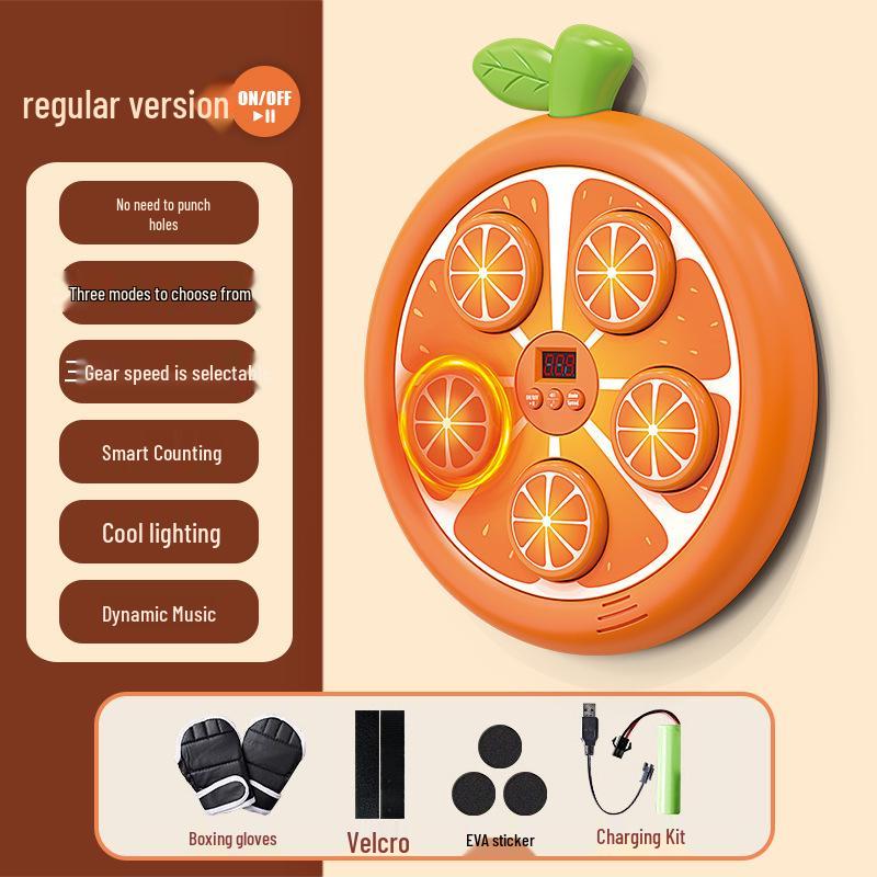 Kids' Bluetooth Boxing Target: Smart Music Fitness Punch Toy