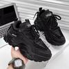 Darth Vader Men's Shoes Spring and Summer Leather Trendy Brand Versatile Casual Running Sports Platform Black Trendy Shoes