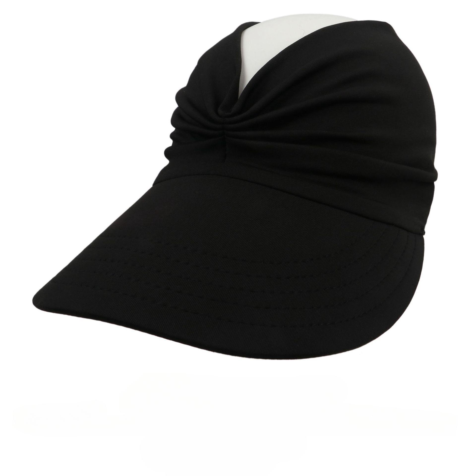 

1pc Fashionable Elegant Women s Summer Outdoor Sports Sun Hat,Foldable Portable Beach Hat,Suitable for Outdoor Activities One Size чёрный