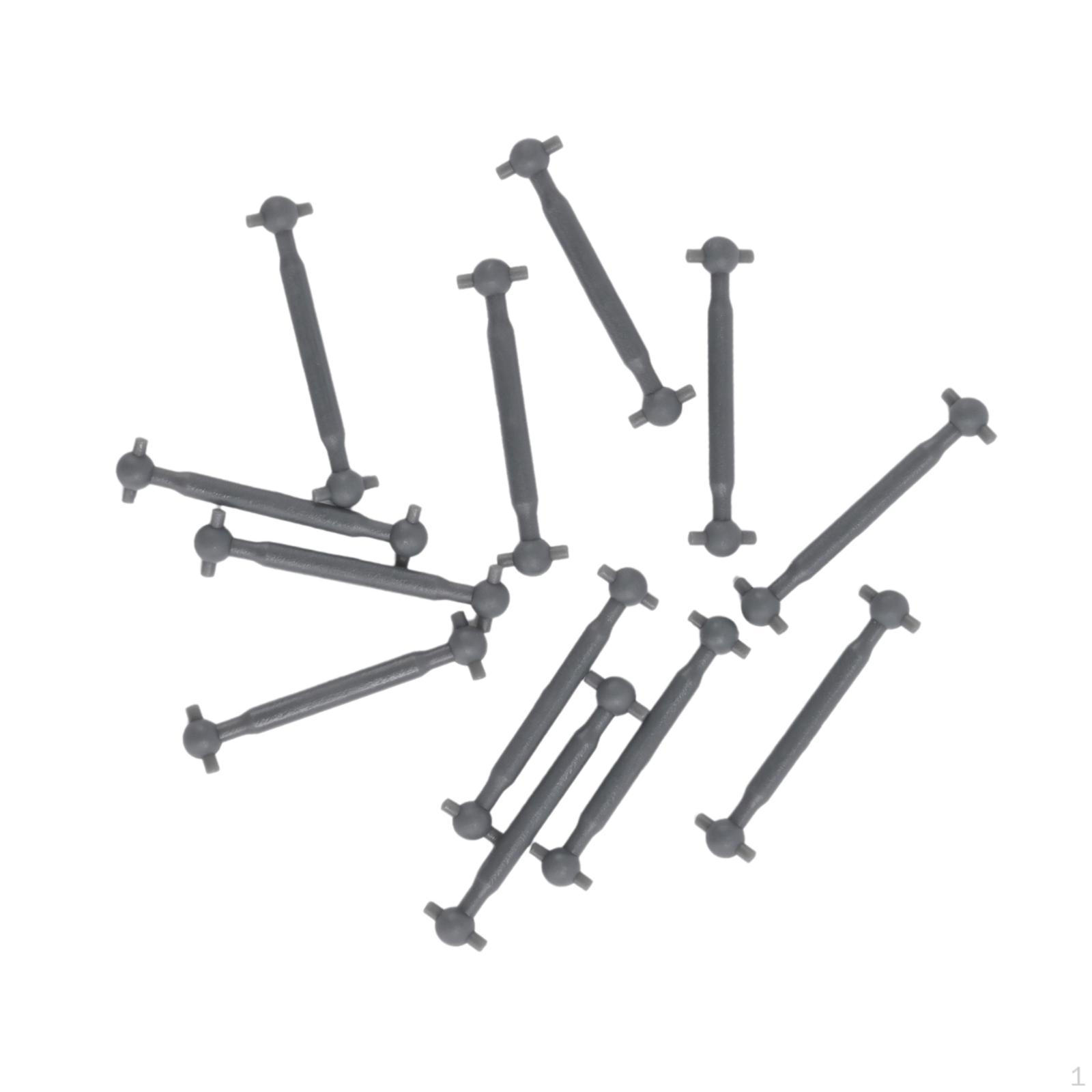 

12 1/87 HO Штук в Масштабе для Тренировки для Железнодорожных Поездов Аксессуары Модель Поезда 17.9mm