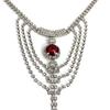 Ruby Rhinestone Bikini Body Chain - Sexy Nightclub Jewelry