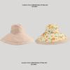 New oversized brim face covering double-sided bucket hat women's summer sunshade sun protection UV protection sun hat