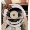 Suitable for Suzuki Car Steering Wheel Cover, Linen Nappa Leather Handle Cover, Ultra-Thin, Cute, Universal for All Seasons, D