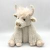 Joints Movable Movable PP Cotton Doll 25cm Long Hair Yak Toy Highland Cow Plush Toy  Children's Toy