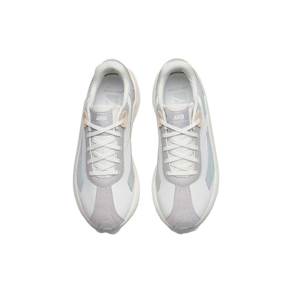 Anta Icing Low top Cushioning Slip Resistant Abrasion Resistant Sports Casual Shoes Women's White Gray Green 922228856-2