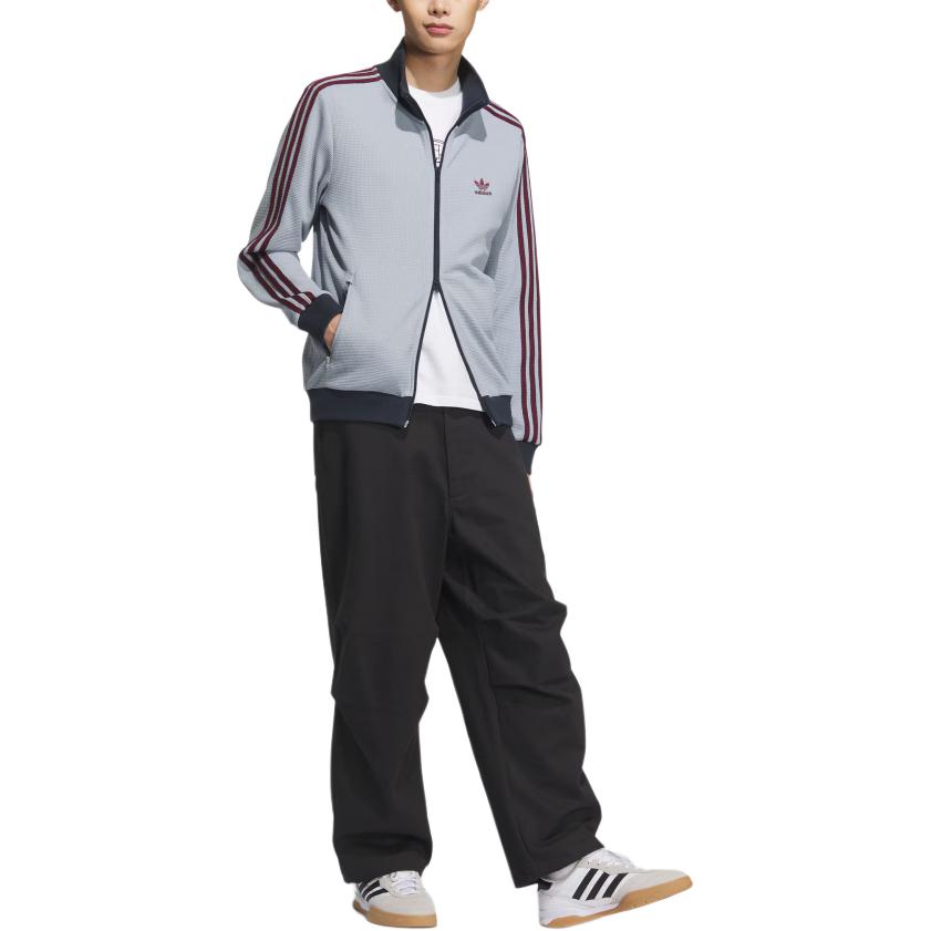 adidas Originals TRACK TOP Jackets & Coats Unisex Silver Gray KB8953