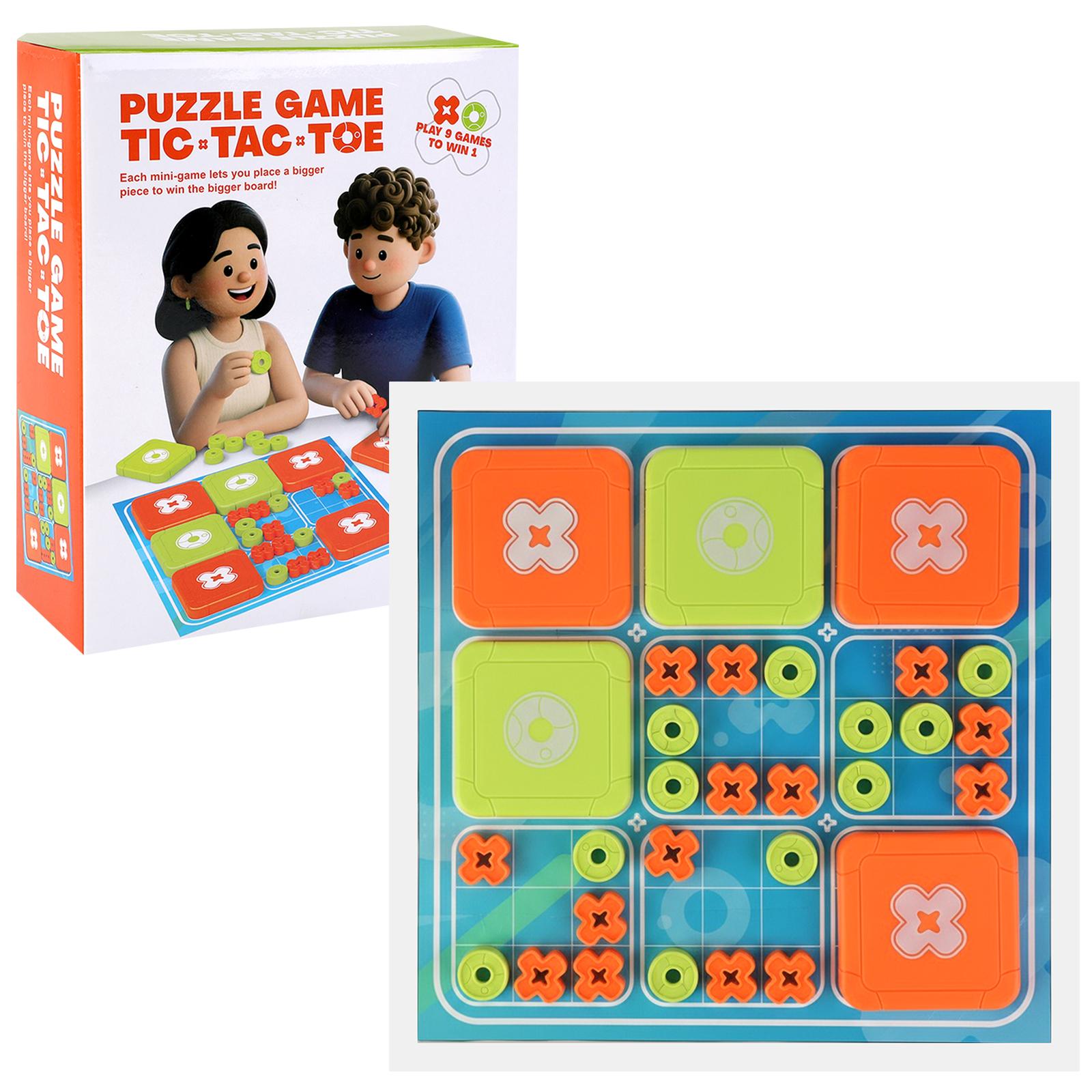 Classic Tic Tac Toe Board Games For Family Game Night with 1 Board Game Accessories Set for Christmas Party Games Thanksgiving
