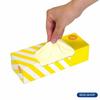 Amazing Odor-proof Bag Bos Striped Package Set of 2/cream Yellow S Size 200 Pieces for Processing Baby Diapers, Pet Poop, Food Waste, Sanitary Items,