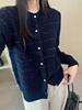 Original Design Women's Wool Cardigan - Versatile, Casual, Round Neck, Loose Fit, Stylish and Trendy for Spring & Autumn.