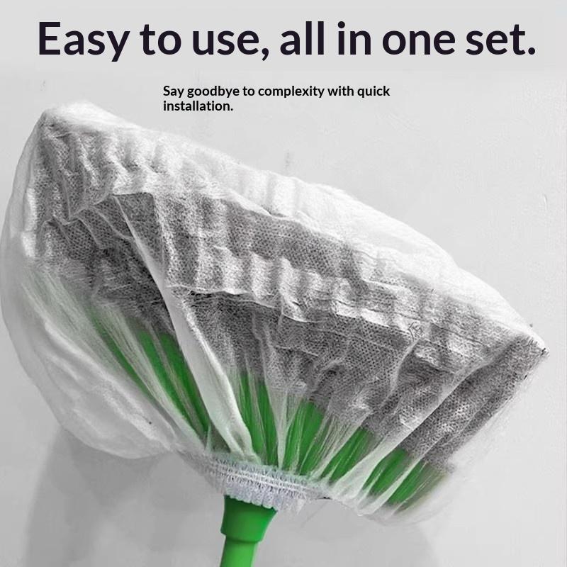 10/100Pcs Disposable Cover Dust Removal Cover Non-Woven Fabric For Sweeping, Cleaning, Wiping The Floor