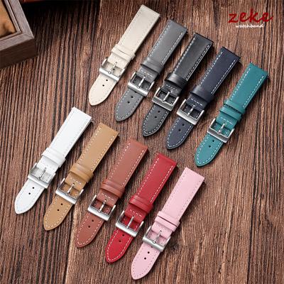 Top Grain Genuine Leather Watch Band Quick Release 18mm 20mm 22mm 24mm Watch Strap Retro Brown Black Cowhide Bands for Men Women