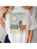 Pattern Wounisex's Popular T-Shirt Casual Summer Wounisex's Clothing Street Regular O-Neck Short Sleeved Cartoon Cute Art T-Shirt