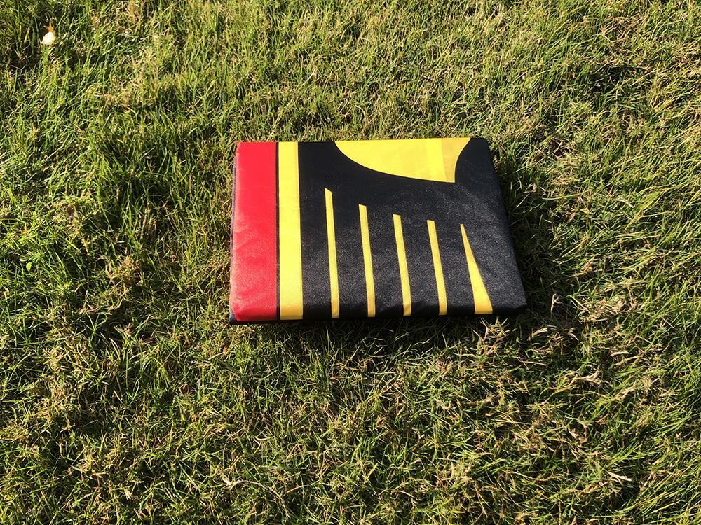 (HIMMELSFAHNE)Deutschland Nationalwappen Flagge 3x5 Fuß 90x150cm doppelte Durchdringung Polyester Hängend Deutschland Nationalwappen Flaggenbanner