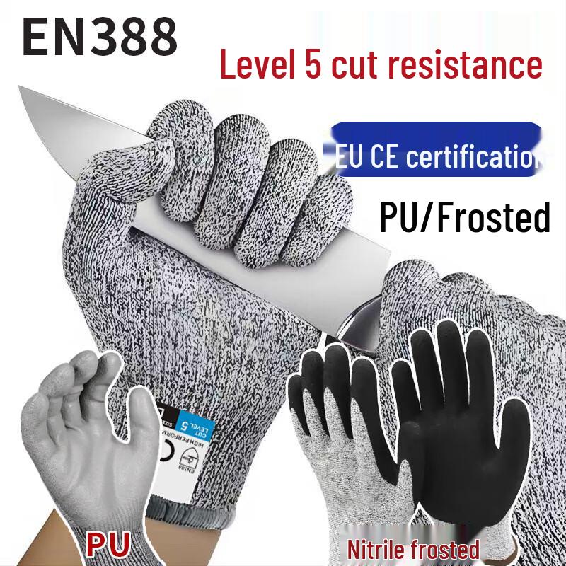 Level 5 Cut-Resistant Work Gloves