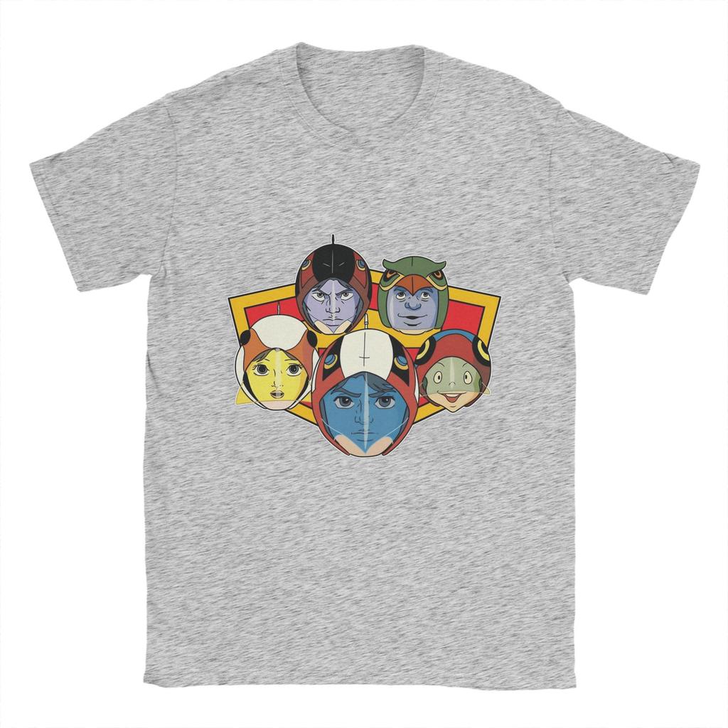Men's Battle of the Planets Gatchaman  T Shirt  Cotton Clothing Funny Short Sleeve Round Collar Tees 6XL T-Shirt