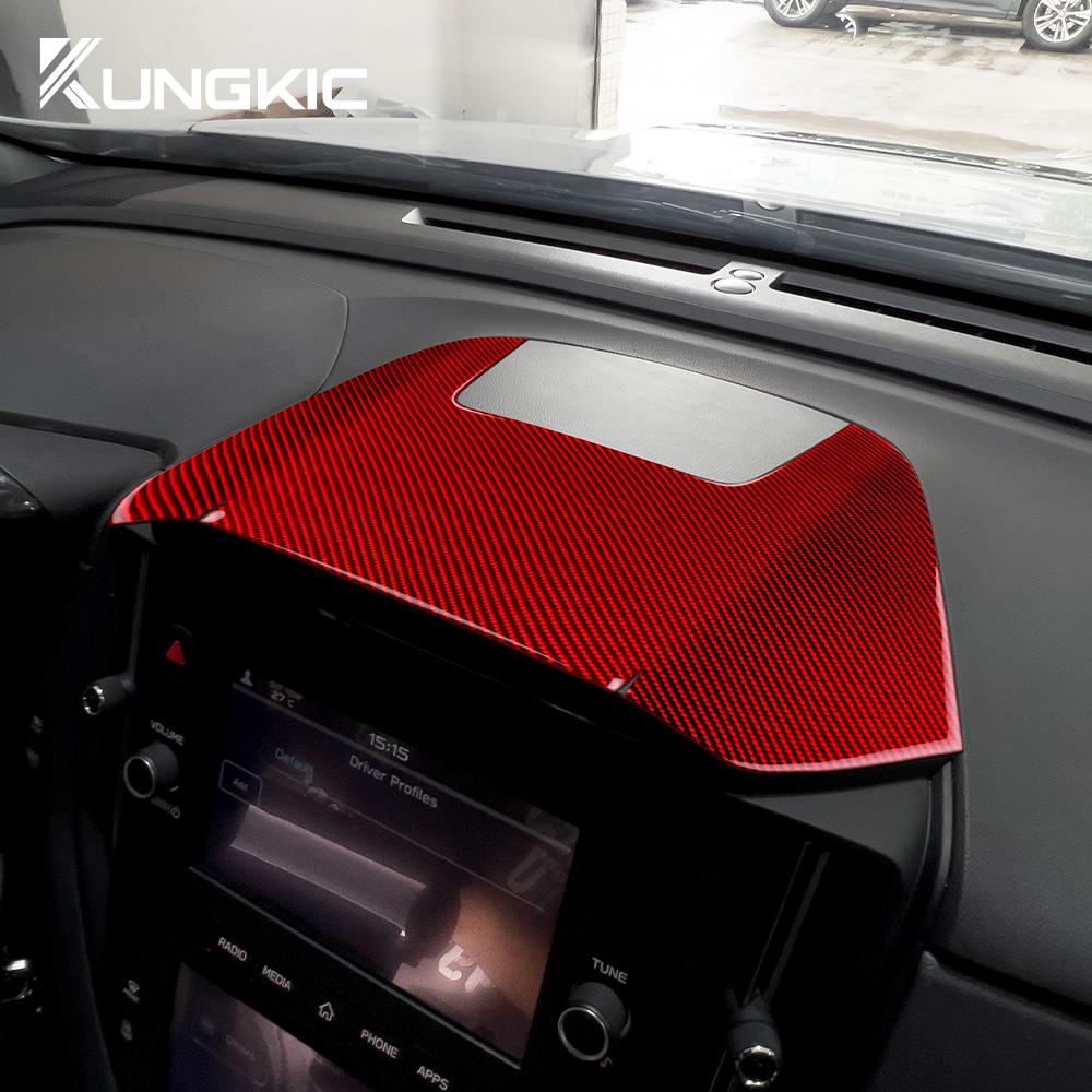 Real Soft Carbon Fiber Sticker For Subaru WRX/WRX STI 2025 2025 2025 Car RHD LHD Center Console Middle Sticker Accessories