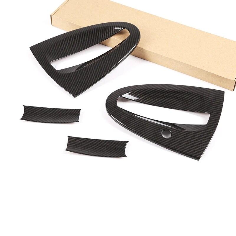 Car Outside Door Handle Bowl Cover Trim Sticker For Mercedes Benz Smart 451 Fortwo 2009-2015 Auto Exterior Accessories