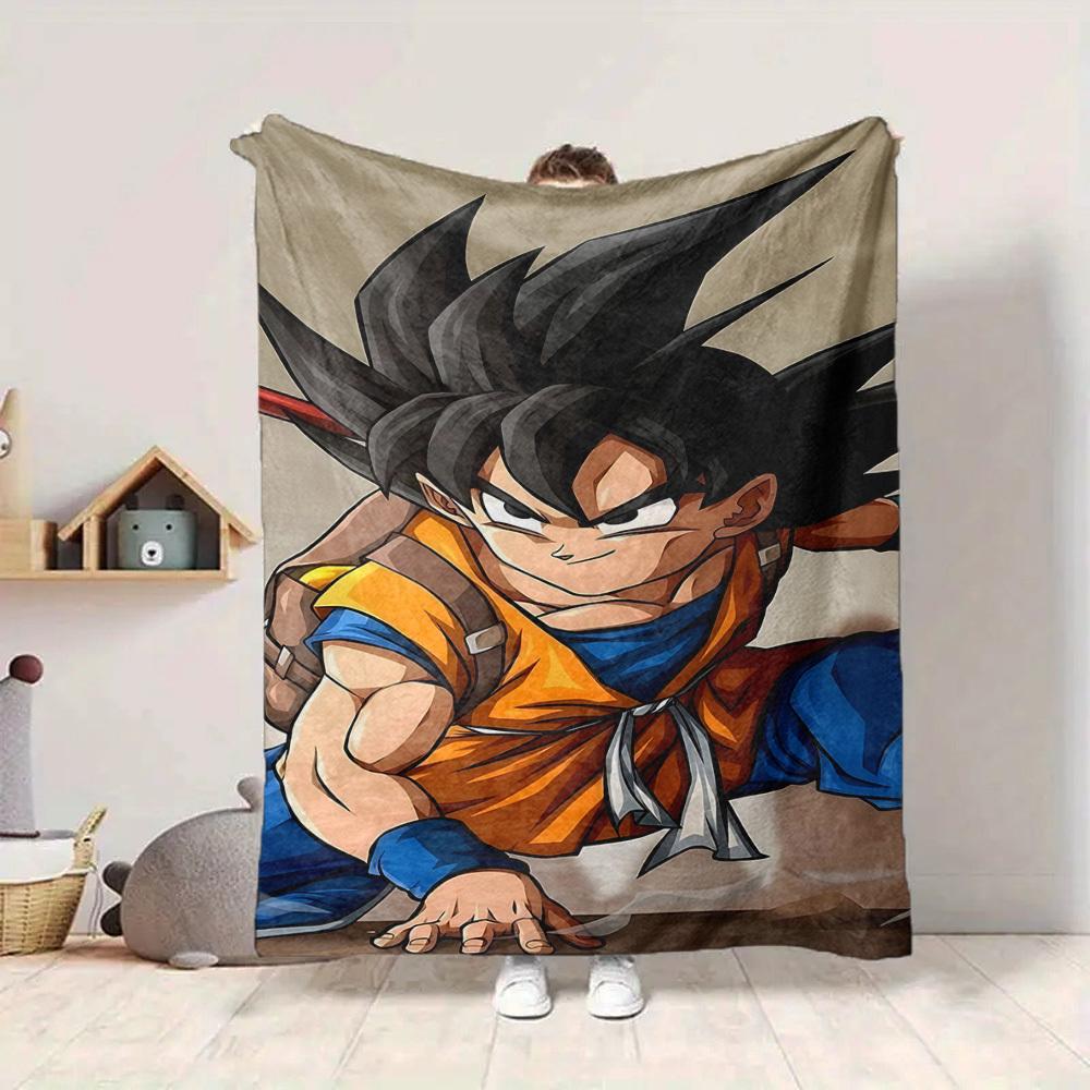1 Stück Saiyan, Krieger Flanelldecke [Gemütliche Überwurfdecke] Für Sofa, Bett, Reisen, Camping, Wohnzimmer, Büro, Couch, Stuhl Und Bett