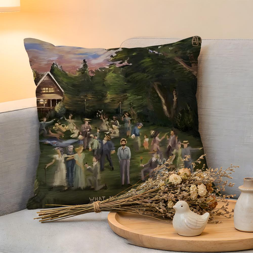 Cushion Cover  Linen  SkinFriendly Soft Decorative Case For Sofa Home Decor PPEIXEN AAJR Album Cover Pillow Cover