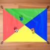 Tarp Team Building Game Exercise Activities Coordination Playing with Ball for Party Family Reunions