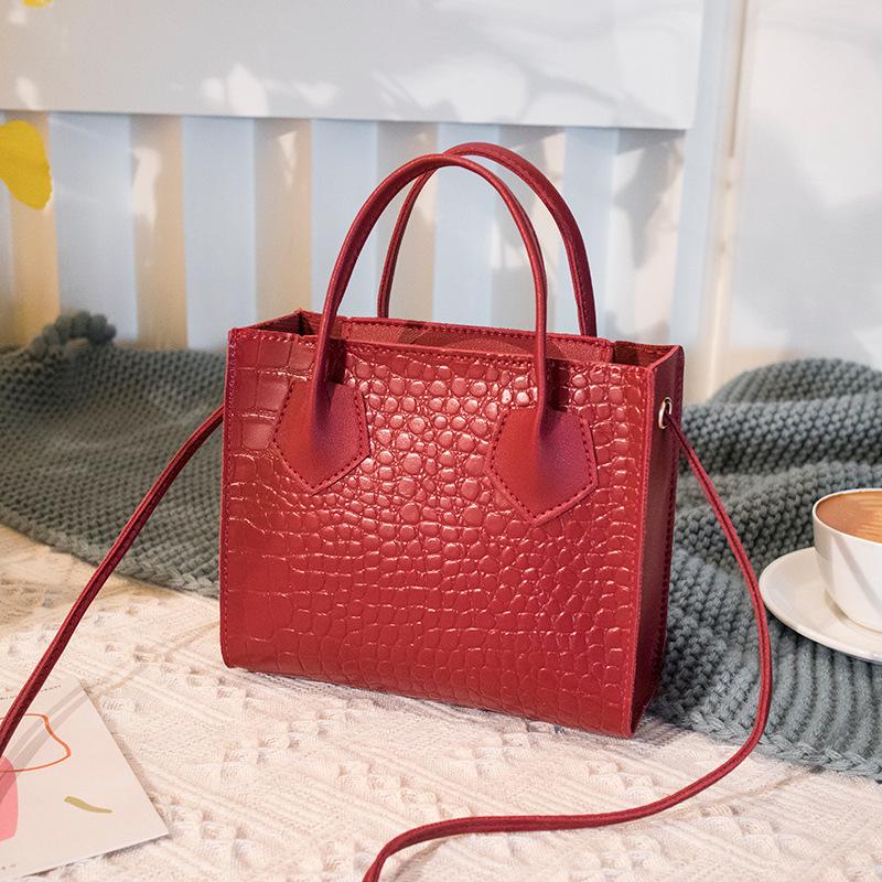 Korean Crocodile Pattern Mini Ladies Handbag - Summer/Autumn Shoulder & Crossbody Bag