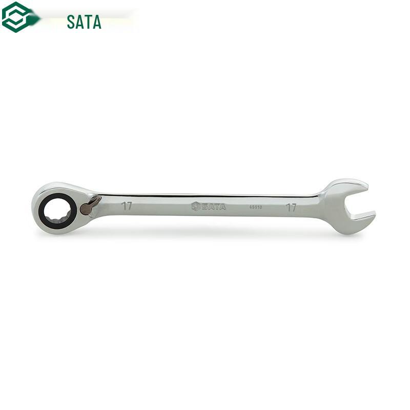 SATA 46614 Fully Polished Reversible Ratchet Wrench 22mm