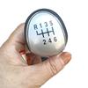5/6 Speed Car Leather Gear Shift Knob for Ford Mondeo 4 Mk4 Focus S-Max C- Max Kuga Galaxy Shifter Lever Arm Headball