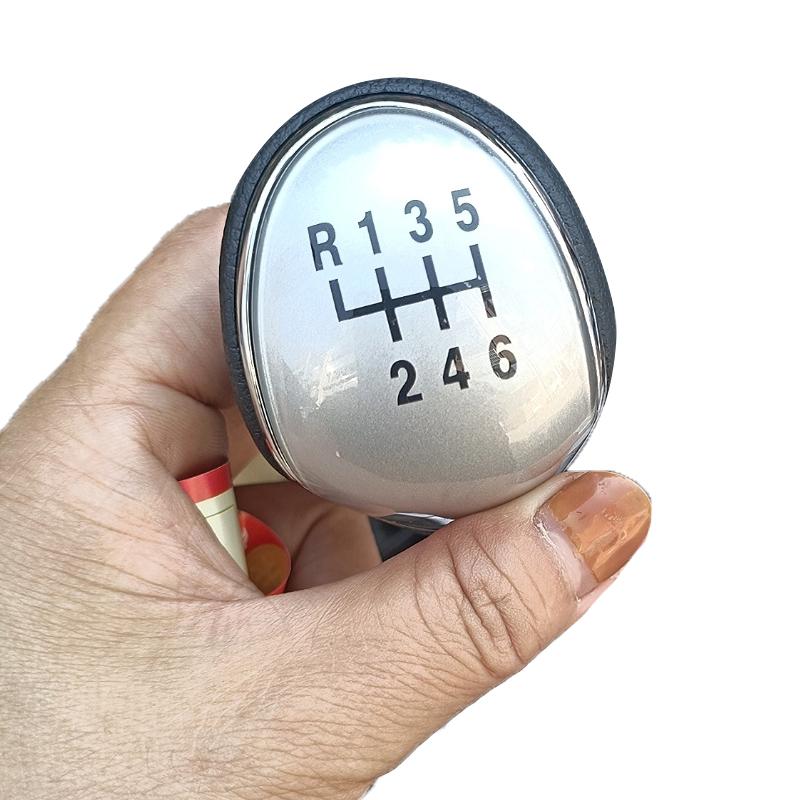 5/6 Speed Car Leather Gear Shift Knob for Ford Mondeo 4 Mk4 Focus S-Max C- Max Kuga Galaxy Shifter Lever Arm Headball