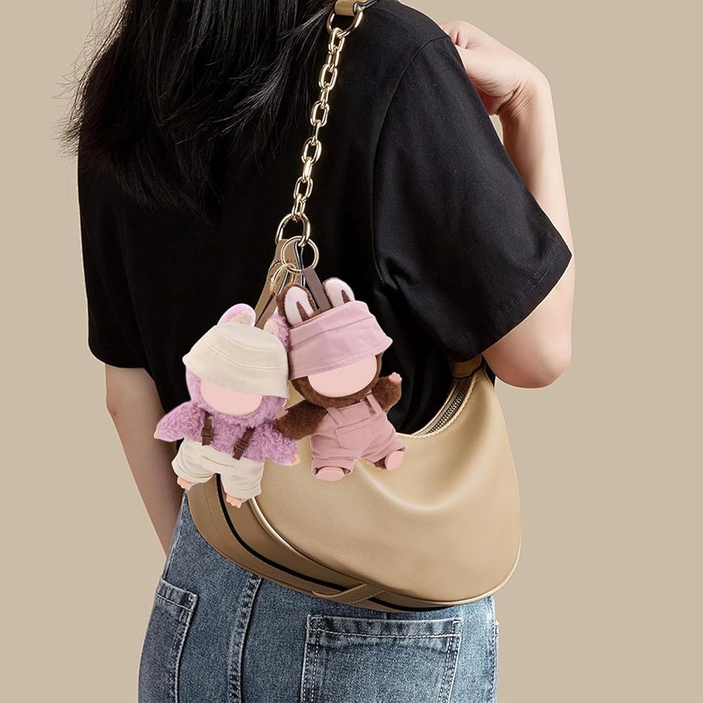 Cimoon Doll Clothes 15cm/17cm Cute Costume Outfit Accessories for Plush Toys and Dolls