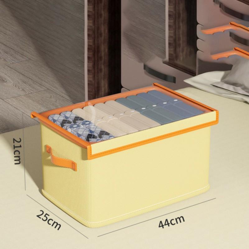 Foldable Nonwoven Fabric Storage Box Large Capacity Closets Dustproof and Moisture-proof Storage Box