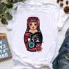 Unisex Russian Doll T-Shirt Women'S Clothing 2024 Funny Summer Fashion Tshirt Femme White Casual T Shirt Female Harajuku Shirt