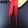 Silk Shoe Laces Satin Ribbon Flat Shoelaces Women Sneakers Shoelace Boots Laces for Shoes Women Men 1CM Width Shoe Lace 1Pair