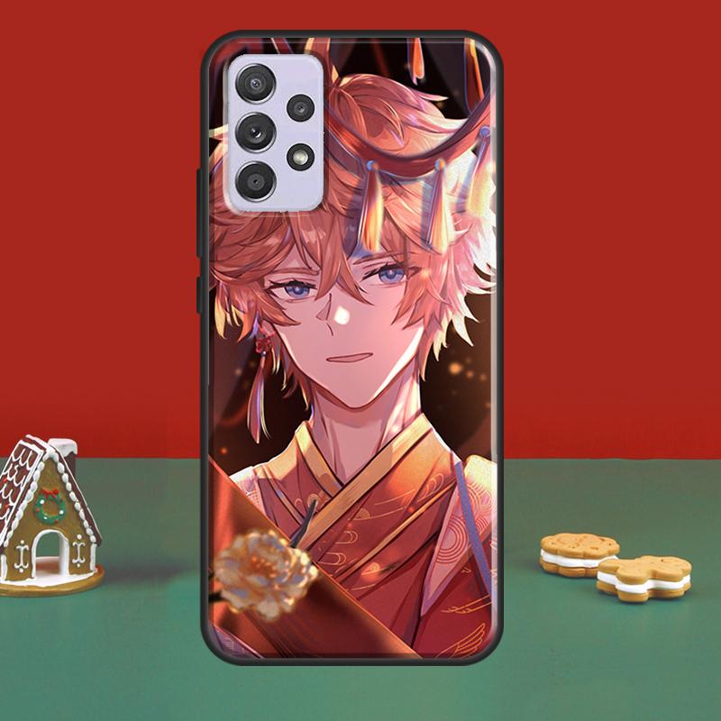 Tartaglia Genshin Impact Cover For Samsung A32 A12 A22 A52 A72 A21S A20e A03S A40 A50 A70 A31 A51 A71 A52S Case