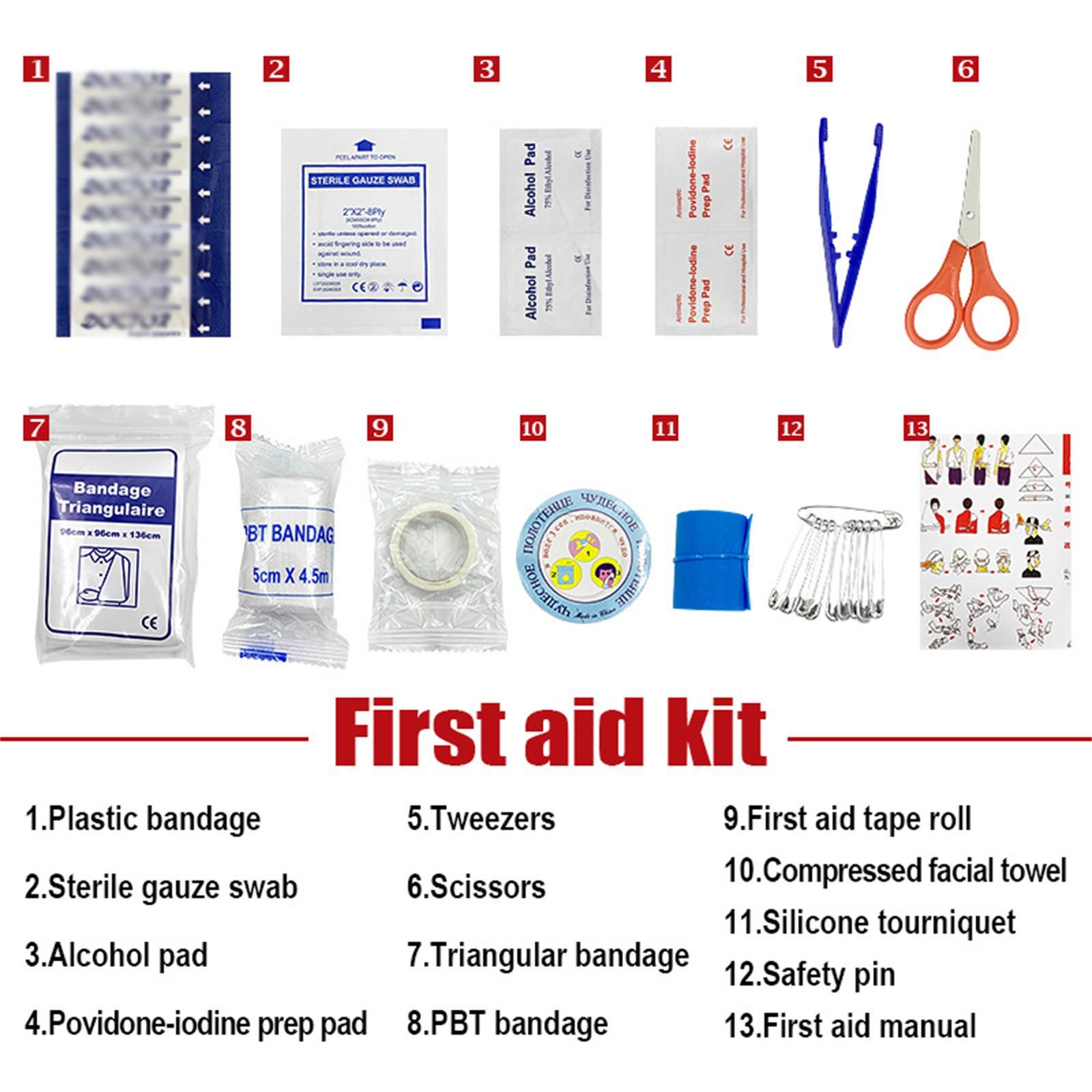 

Портативный аварийный комплект, комплект для дома, портативный аварийный комплект, автомобильный дорожный набор для альпинизма, спасательных средств, 5 мл One Size