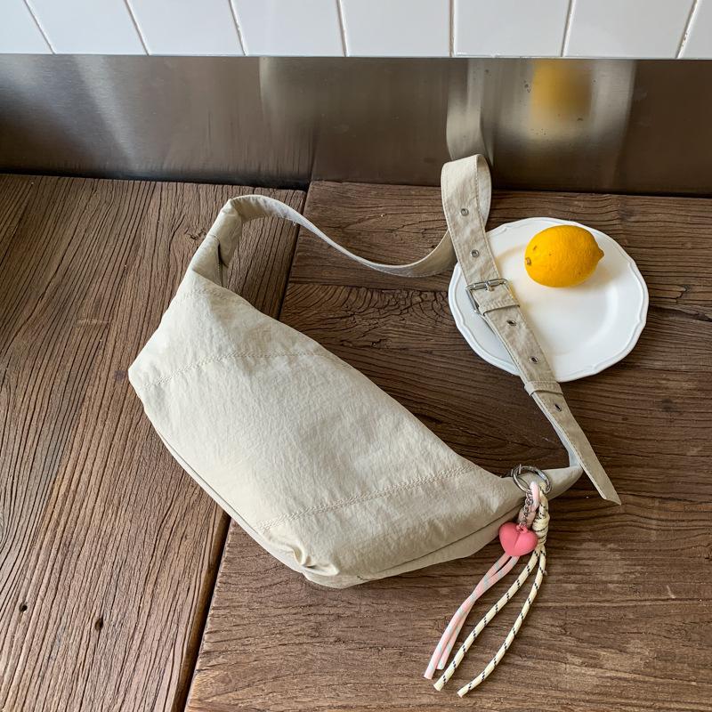 Crossbody Bag Women's Shoulder Bag Large Capacity Diagonal Span Bag  New Dumpling Bag Brand Light Neutral Cloth Bag
