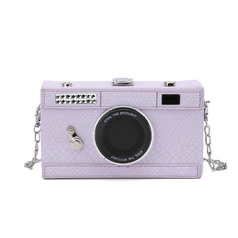 Camera Shape Crossbody Mobile Phone Bag Ladies Girls Casual Handbag And Purse Cute Creative Fun Bag Versatile Chain Shoulder Bag
