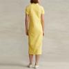 Polo Ralph Lauren SS22 File Midi Polo Elbise Kadın Elbiseleri Sarı WMPODRSNFA20226-730