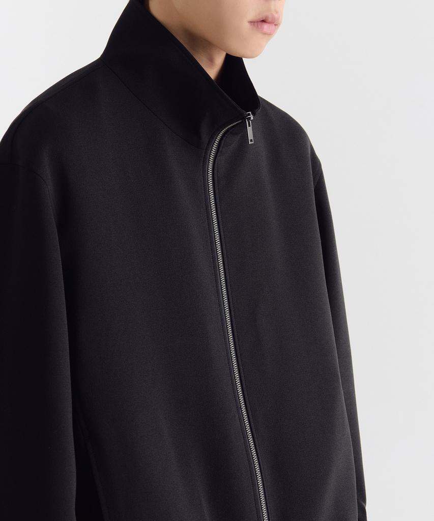 Musinsa Standard Crepe High-Neck Blouson Jacket [Black]