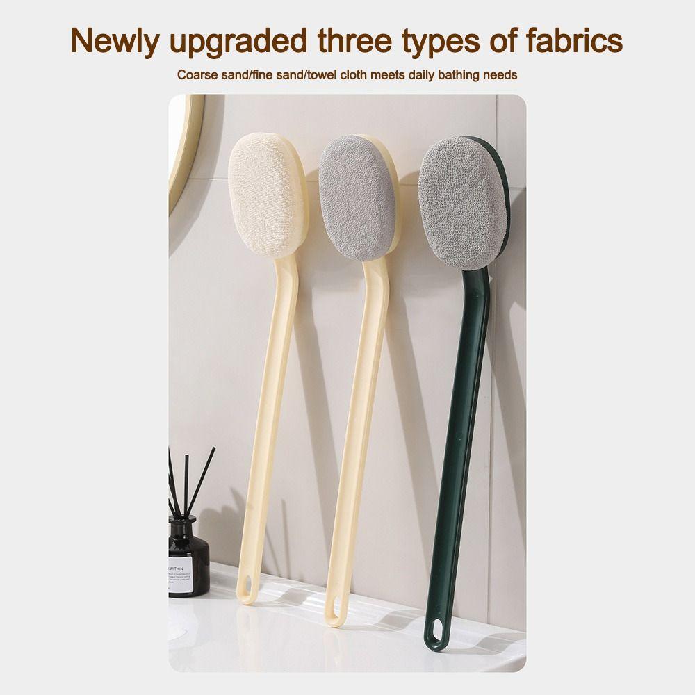 Long Handle Back Scrubber for Shower Soft Bristles Shower Brush Improved Skin