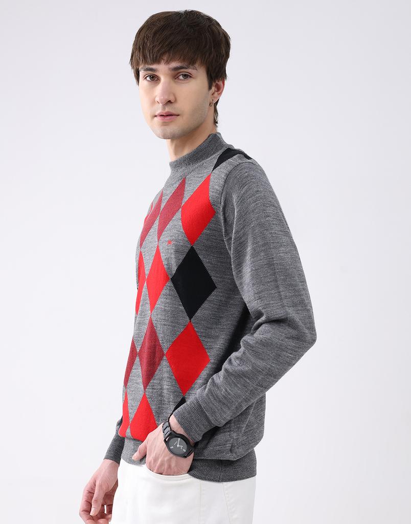 Monte Carlo Men's Mock Neck Full Sleeve Pullover