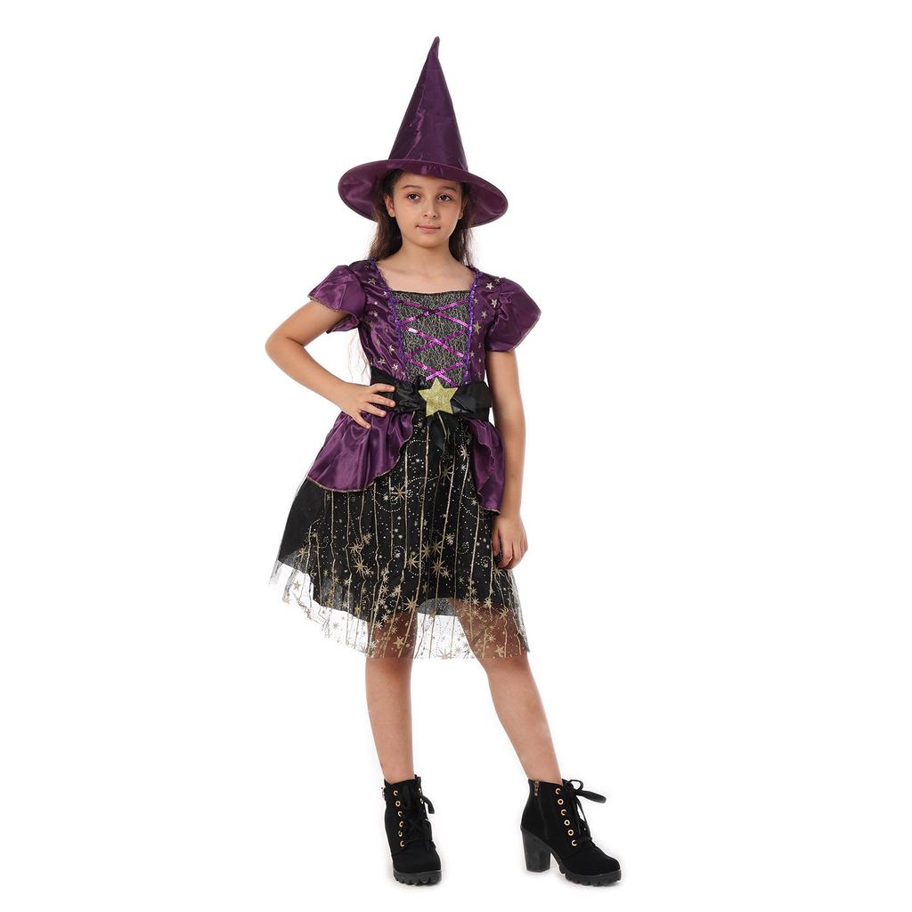 Little Witch Halloween Costume Set - Performance Outfit