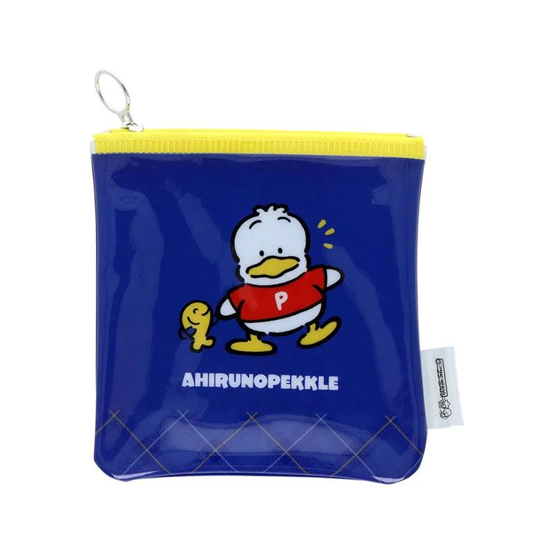 Sanrio Ahiru No Pekkle Flat Square Pouch ( Retro ) Japan NEW