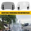 Motorcycle Deflector Universally Motorcycle Modified Windshield Windscreen PC Lens Windscreen for Most Model