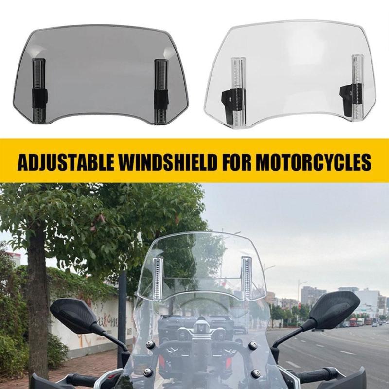 Motorcycle Deflector Universally Motorcycle Modified Windshield Windscreen PC Lens Windscreen for Most Model
