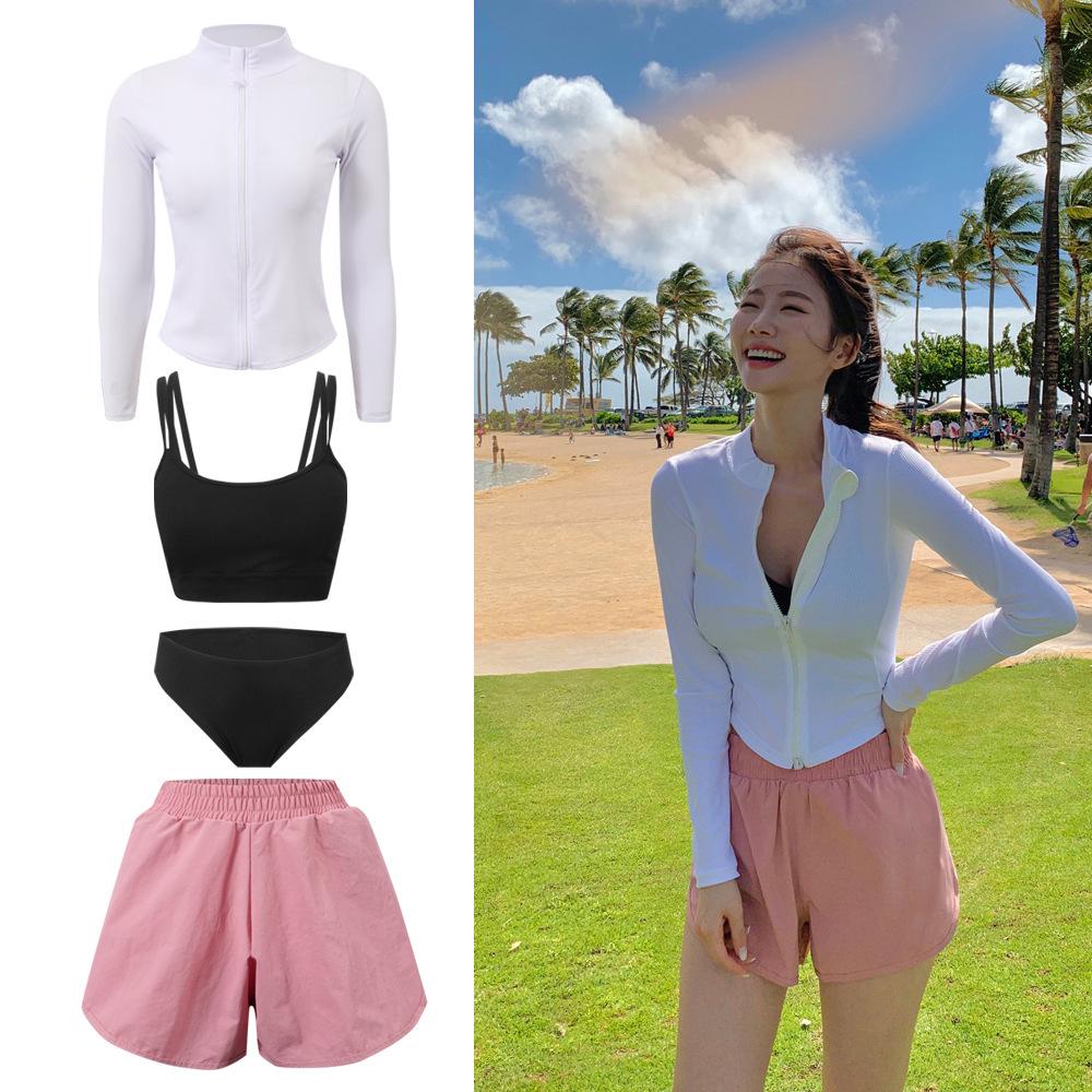 Women s Quick-Dry Long Sleeve Surfing & Swim Suit 2XL