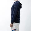 Reebok Logo Casual Hooded Zip Sports Jacket Men Jackets Navy-Blue GV5513