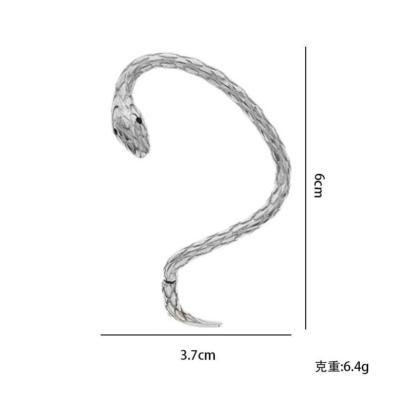 Small Snake Winding Earrings Female Vintage Creative Tide Male Couples Niche Design Sense