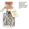 Bad Mood Gift Bottle Wooden Fucks Letter Pieces Vent Gift Jar